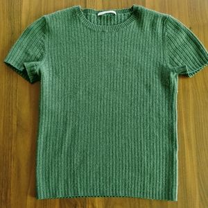Alexa Chung For AG Short Sleeve Sweater